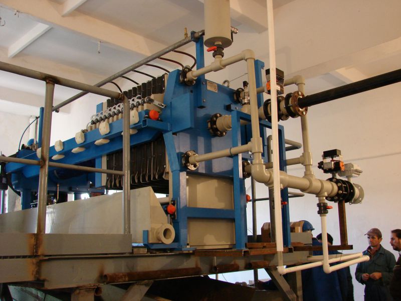 Filtru presa KM800/15, cu paci cu membrane